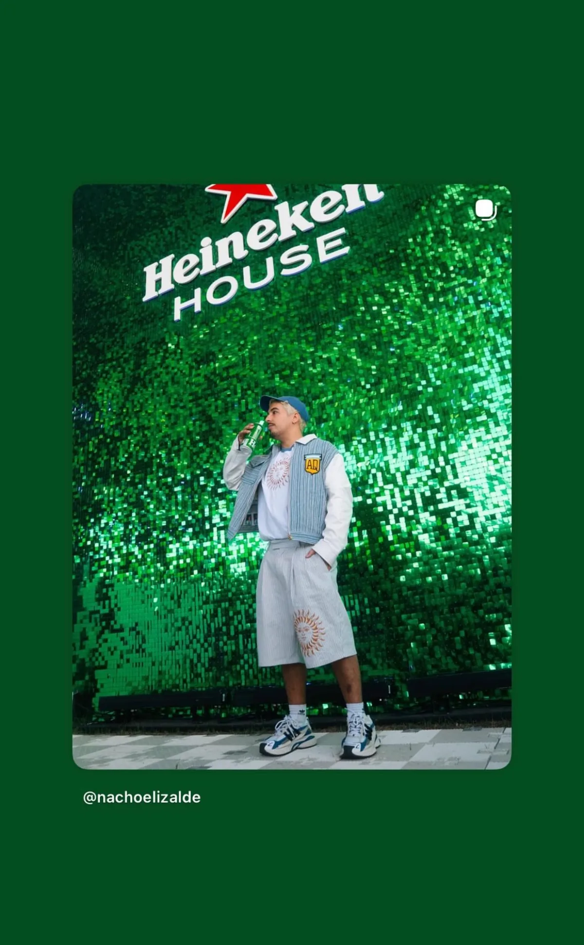 Nacho Elizalde usando ASTQR — Heineken House