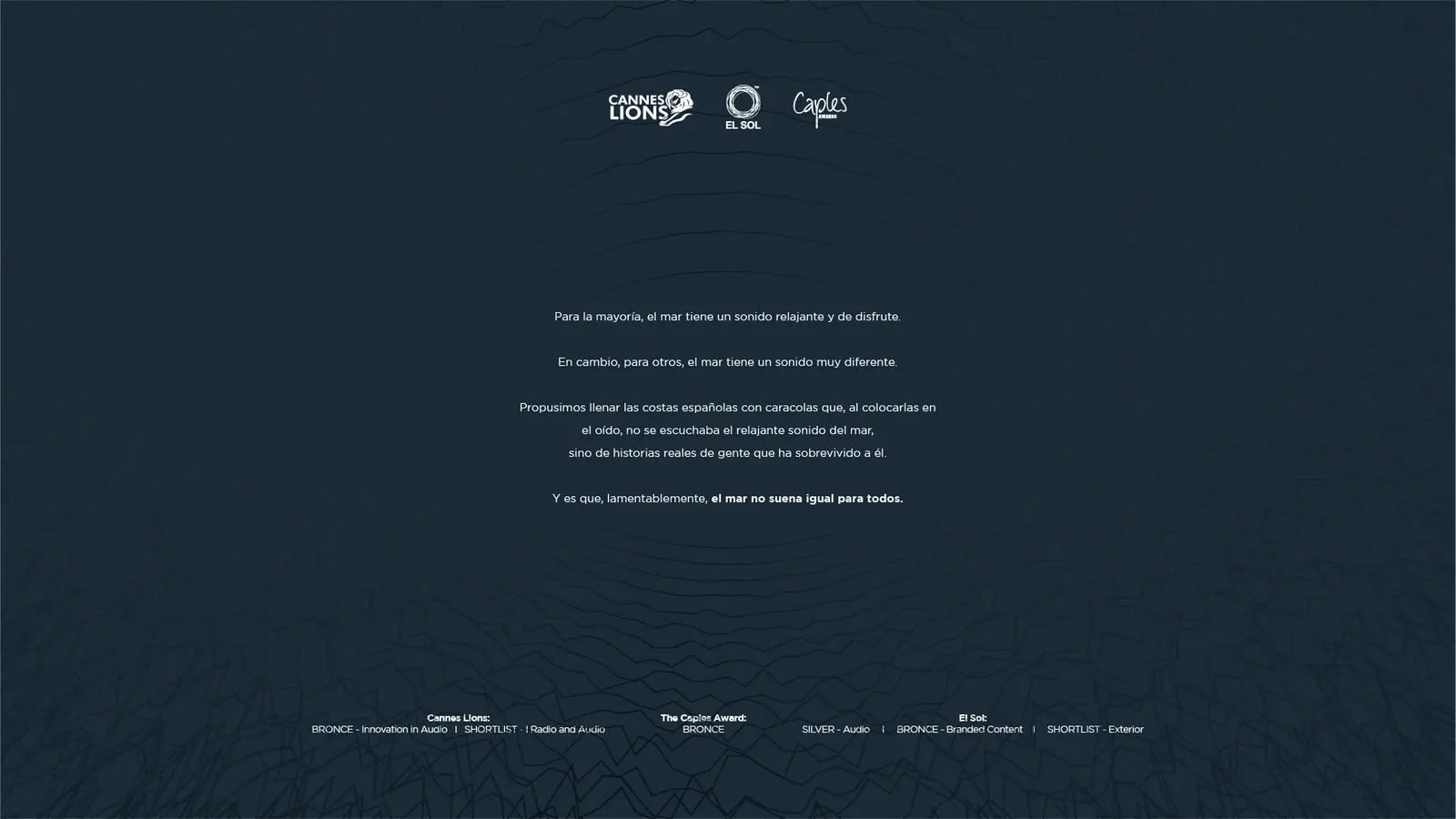 CEAR — Cannes Lions, El Sol, Caples Awards