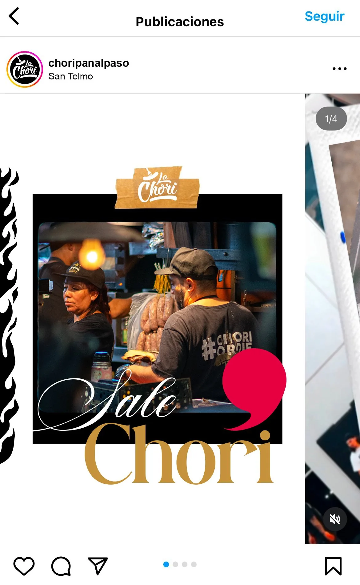 La Choripanería — Sale Chori